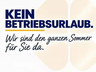 Wir sind für Sie da